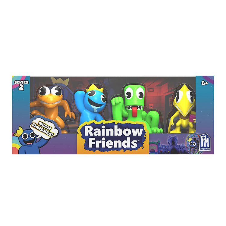 Rainbow Friends Neon Figure 4 Pack Series 2