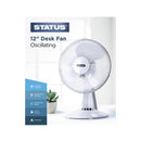 White 12" Desk Fan