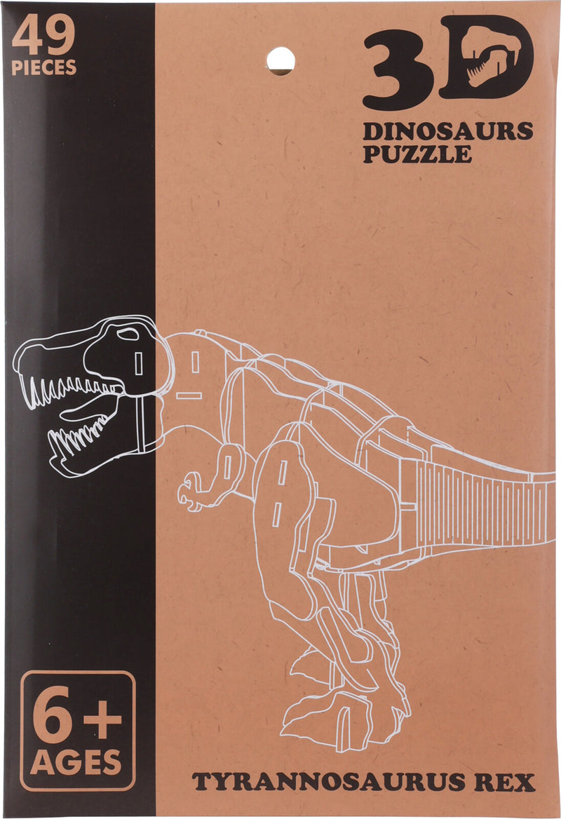 3D Dinosaur Puzzle Assorted