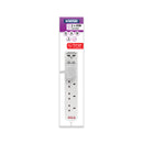 Extension Lead Surge Protected 4 Way With USB Port 2m