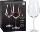 Crystal White Wine Glasses - 4 Pack