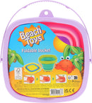 Folding Beach Bucket - Assorted