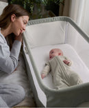 Mamas & Papas Lua Bedside Crib - Sage