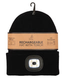 Unisex Hat With Rechargable Headlight