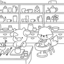 Snug Life: A Cosy Colouring Book & Markers