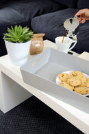 Studio 16cm Round Planter Cover Ice White