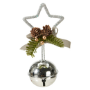 Decorative Christmas Bell Assorted - Silver