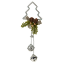 Decorative Christmas Bell Assorted - Silver