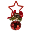 Decorative Christmas Bell Assorted - Red