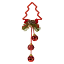 Decorative Christmas Bell Assorted - Red