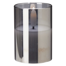 LED Candle In Grey 7cm