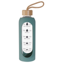 Glass Tracker Water Bottle 750ml Assorted