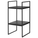 2 Tier Side Table - Black