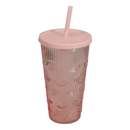 Rainbow Drinking Cup With Straw Assorted