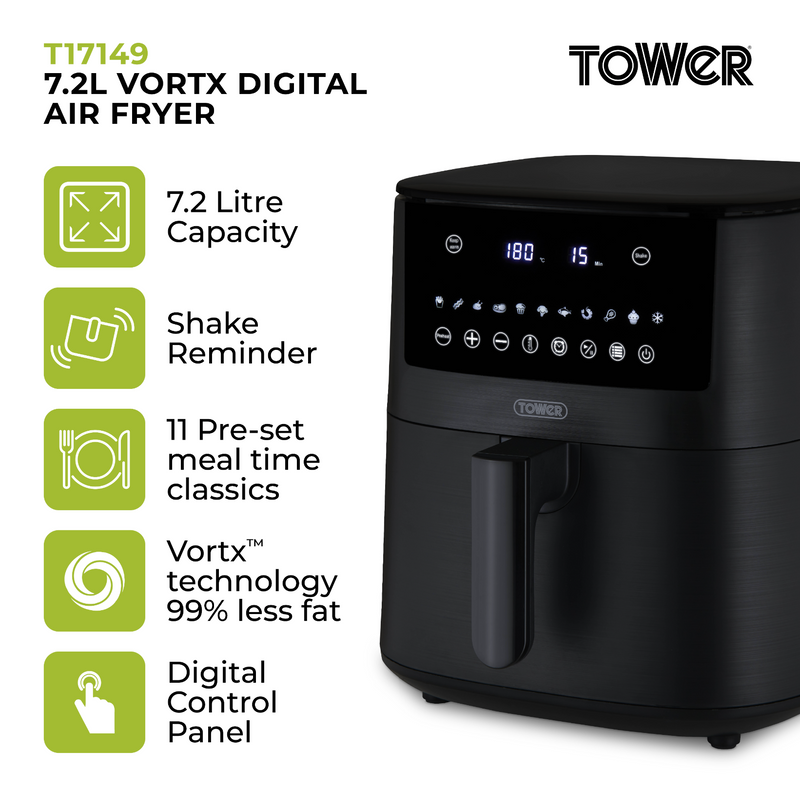 Tower Vortx 7.2L Digital Air Fryer