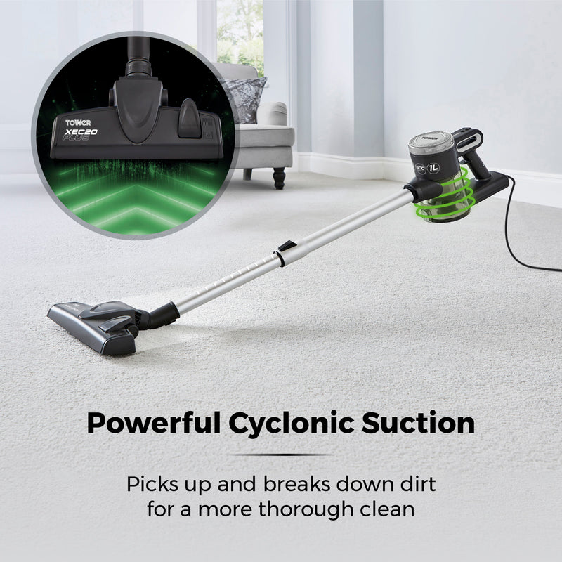 Tower Plus Corded 3-in-1 Vacuum Cleaner