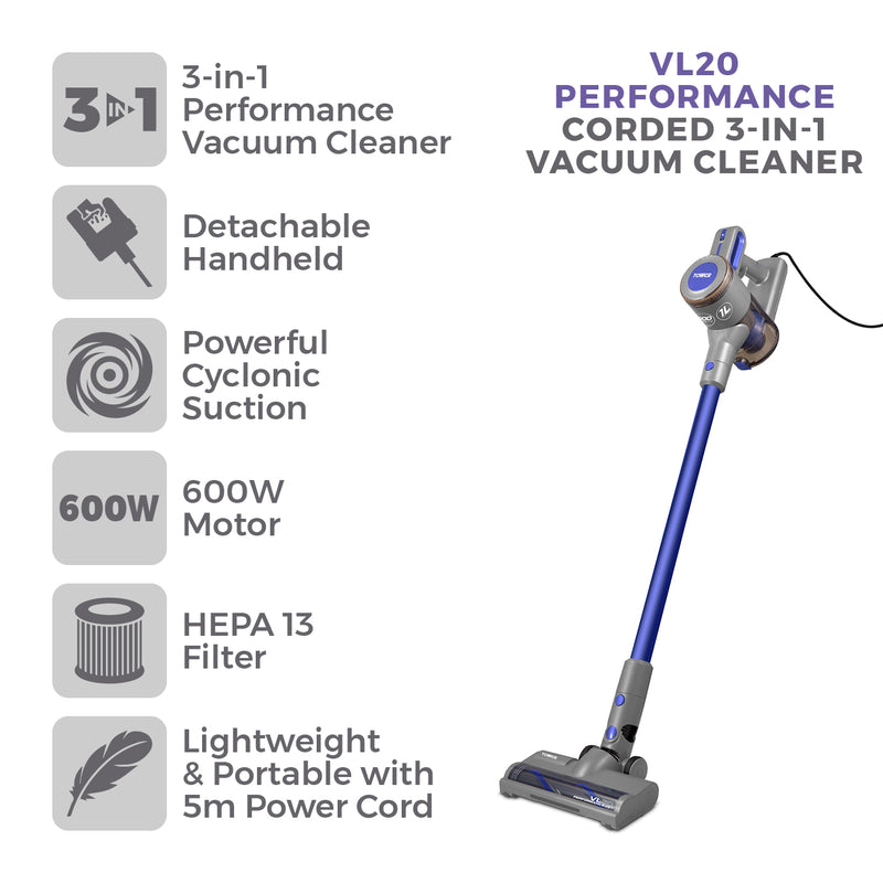 Tower Pet 3-in-1 Stick Vacuum Cleaner