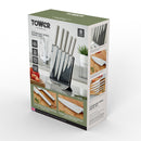 Tower 5 Piece Stainless Steel Knife Set