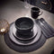 Empire 16 Piece Black Dinnerware Set