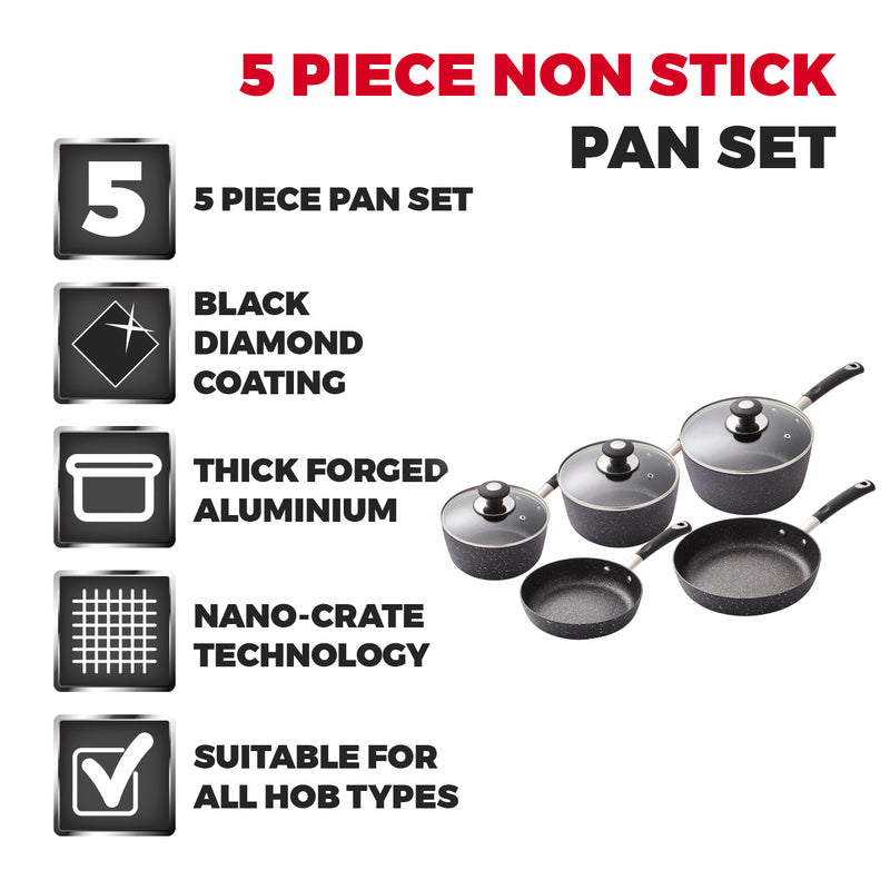 Precision 5 Piece Non-Stick Pan Set