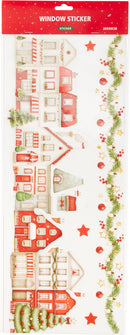 Christmas Scene Window Stickers Assorted