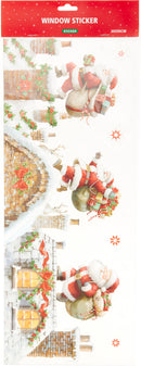 Christmas Scene Window Stickers Assorted