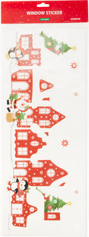 Christmas Scene Window Stickers Assorted