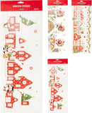 Christmas Scene Window Stickers Assorted
