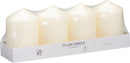 Ivory Pillar Candle 7cm x 10cm 4pk