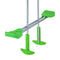 TP Double Swing Set With Glider