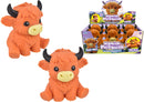 Squeezy Sitting Highland Cow 15cm