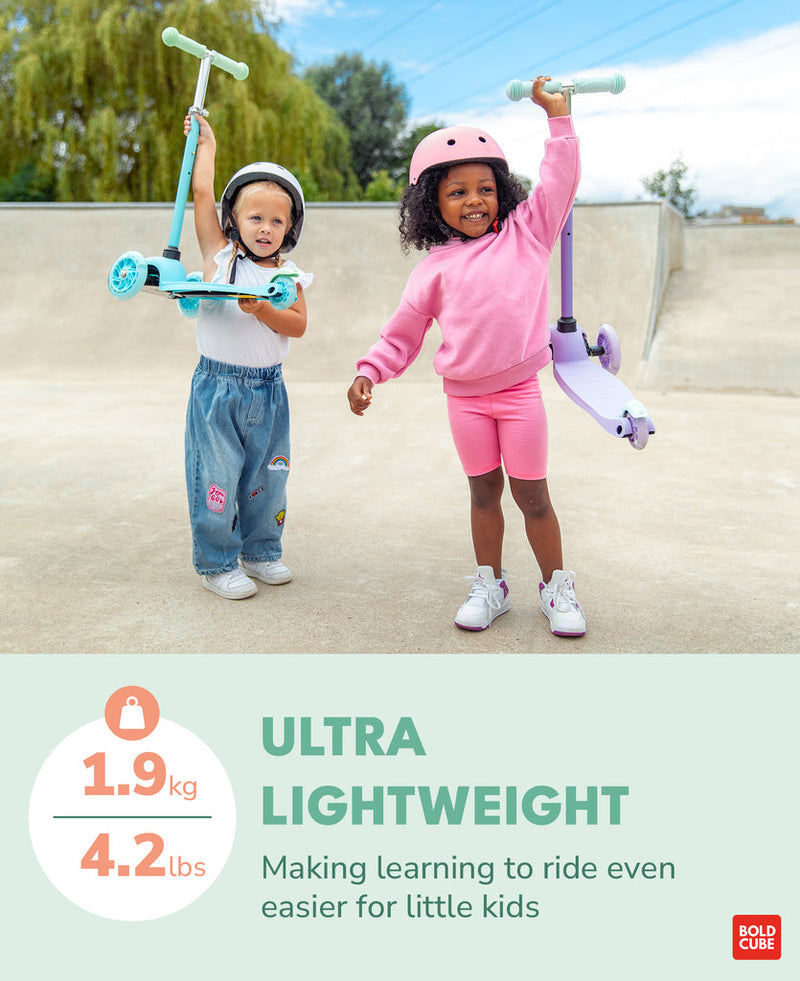 Boldcube Teeny 3 Wheel Scooter Mint & Orange