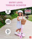 Boldcube Teeny 3 Wheel Scooter Pink & Yellow