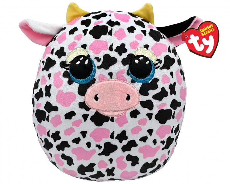 TY Squish-A-Boo - Milkshake Cow 14in