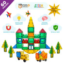 Tytan Magnetic Tiles Building Set - 60 Pieces