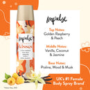 Impulse Body Spray 75ml - Vanilla Kisses