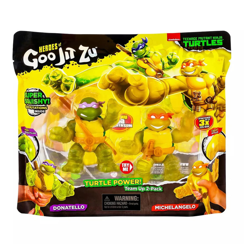 Heroes of Goo Jit Zu Teenage Mutant Ninja Turtles Twin Pack