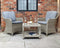 Wentworth 3 Piece Dual Square Bistro Set