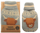 Knitted Hand Warmer - Highland Cow