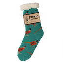 Funky Sherpa Socks - Pheasant