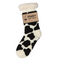 Funky Sherpa Socks - Cow Patch