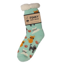 Funky Sherpa Socks - Crazy Cats