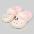 Bluey Fluffy Clogs - Pink