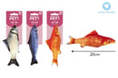 World of pets Catnip Fish Cat Toy - 3 Assorted Designs