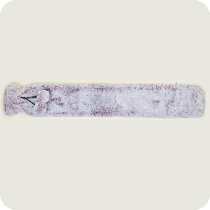 Warmies Long Hot Water Bottle Grey Marshmallow Fur