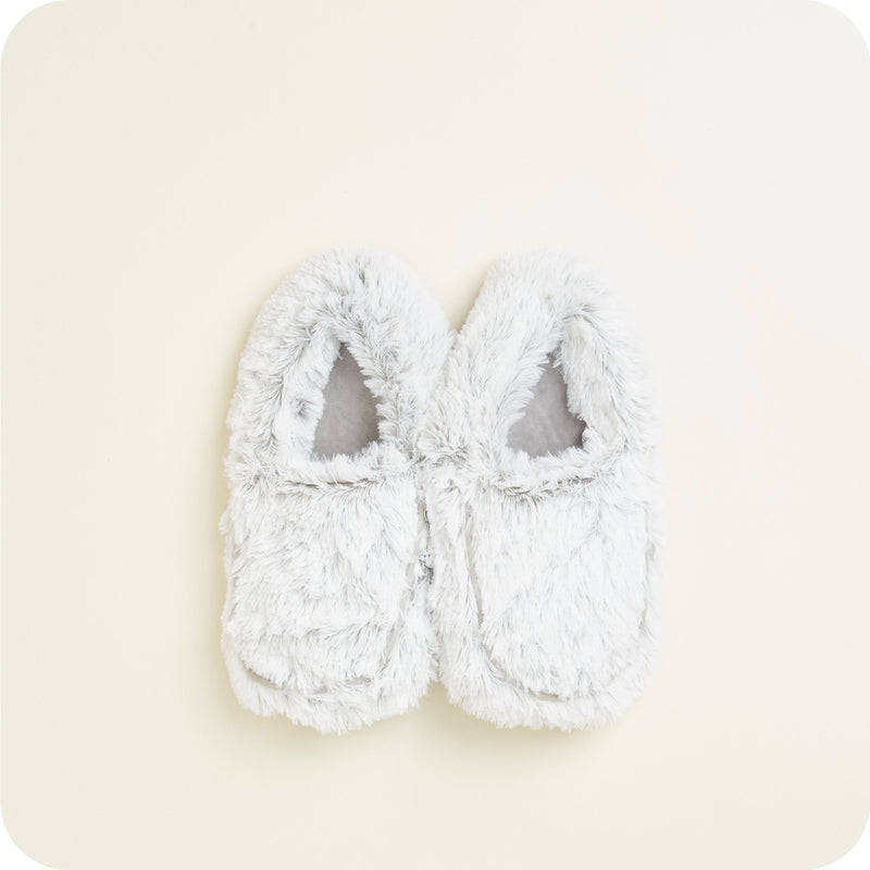 Warmies Marshmallow Grey Slippers