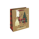 Kraft Stag Christmas Gift Bag - Medium