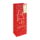 Be Merry Christmas Gift Bag - Bottle