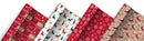 Christmas Gift Wrap 7m - Kraft Assorted
