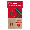 Kraft Christmas Gift Tags 20 Pack